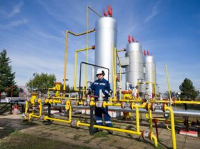 Natural Gas Employee at Well Site