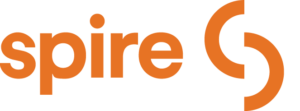 Spire logo in orange